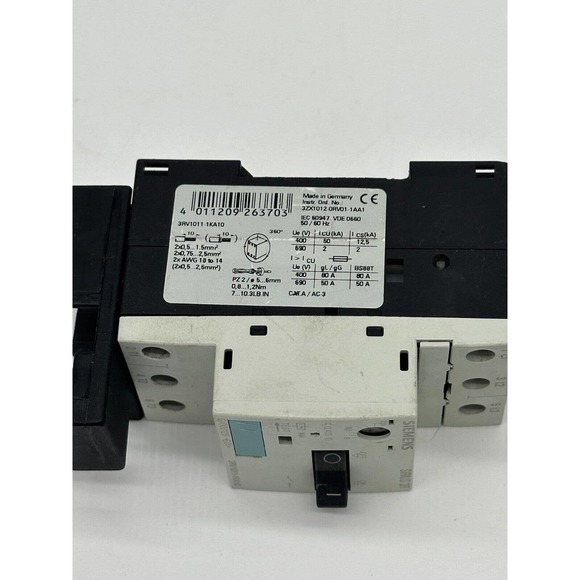 Siemens 3rv1011-1ka10 and Siemens 3rt1016-1ak61 Bundle Circuit‎ Breakers - Picture 8 of 9